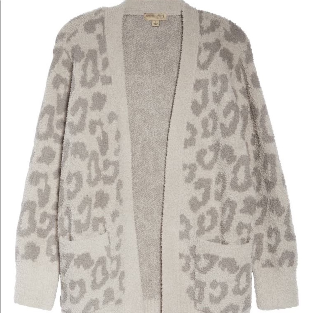 Barefoot Dreams leopard cardigan